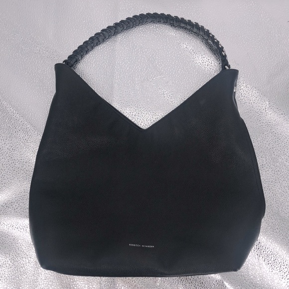 Rebecca Minkoff Handbags - Rebecca Minkoff Chain Trim Black leather Hobo bag